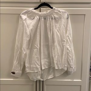 Zara Long Sleeve White Dress Shirt